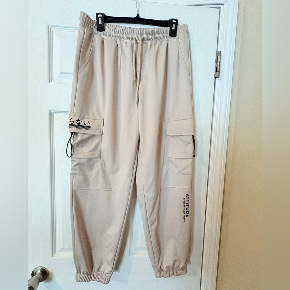 Shein Beige Cargo Pants for Men/Boys